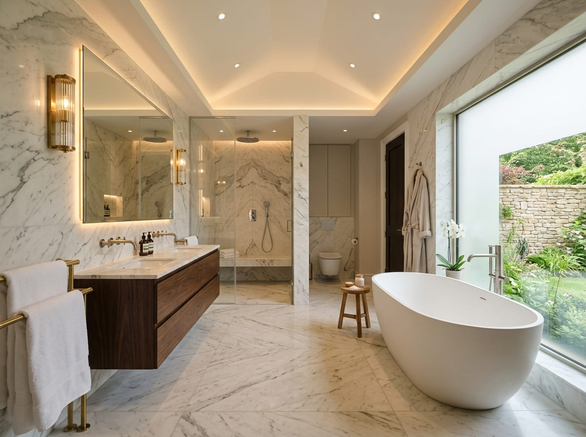 Custom Bathroom Renovation in Blooming Grove